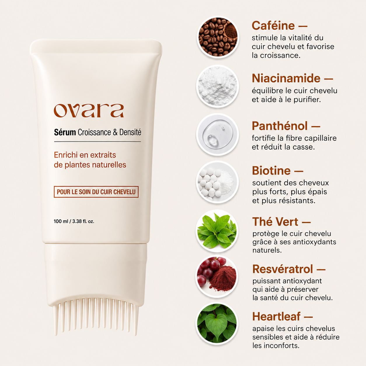 Sérum Capillaire Ovara